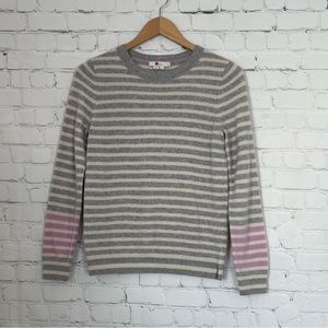 Boden Striped Cashmere Crew Neck Sweater size Medium